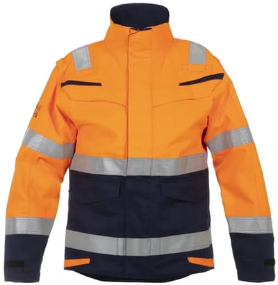 Hydrowear multinorm parka March 043750 - Fluor Oranje - Zwart - XXL