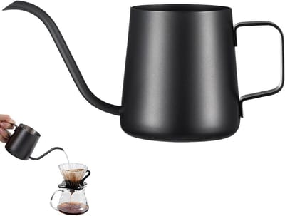 Kleine Gieter voor Kamerplanten 350 ml - Roestvrij Staal, Elegante Mini-Gieter met Lange Uitloop