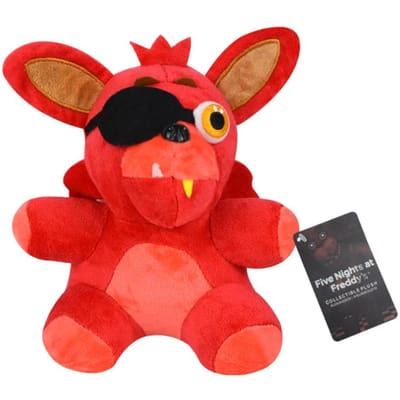 2026Spot Nieuwe Schattige Pluche Speelgoed Spel Poppetje Bonnie Beer Foxy Cartoon Knuffel Poppen Freddy Speelgoed Cadeaus Mooi Ontwerp red