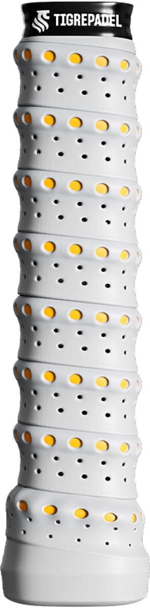 TigrePadel - Overgrip - Grip - Padel grips - Griptape - Contour Max - Padel - Overgrip tennis - Overgrip padel - Wit - 2 stuks