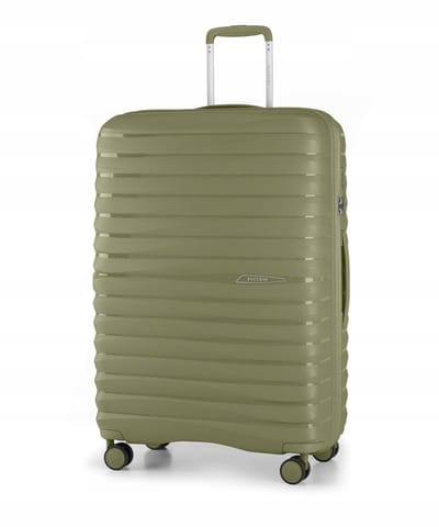 Puccini Grote Olijfgroene Koffer 76cm TSA-sleuf 88L
