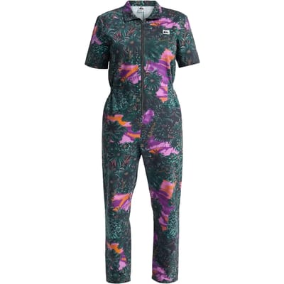 Korte mouwen jumpsuit voor dames Quiksilver Gemuroh