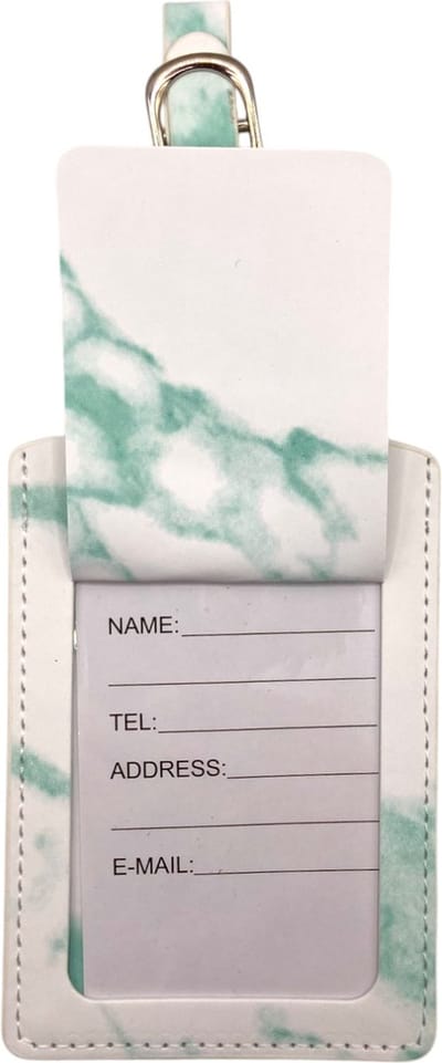LOUD AND CLEAR® - Bagagelabel - Kofferlabel - Koffer Label - Reisaccessoires - Groen - 1 Stuk