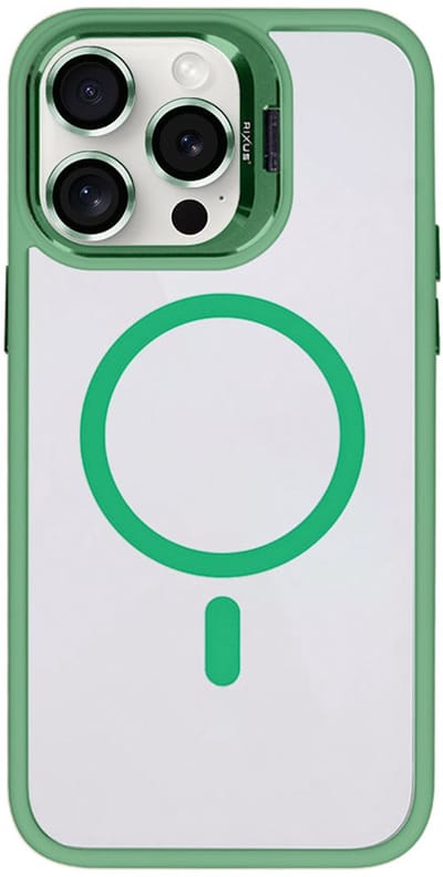 Rixus Classic 03 Case With MagSafe For Apple iPhone 12, 12 Pro Light Green