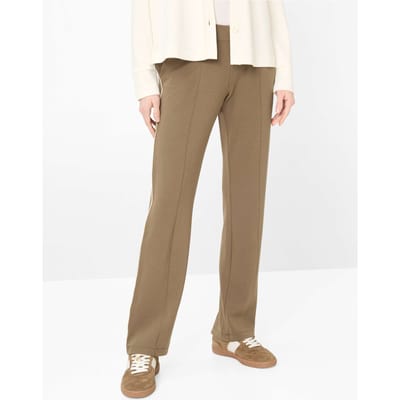 Brax Dames Instapbroek  Style MALIA mocha brown, donkerbruin, maat XL