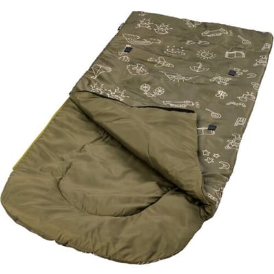 CRIVIT Kinder slaapzak 170 x 65 cm (Groen)