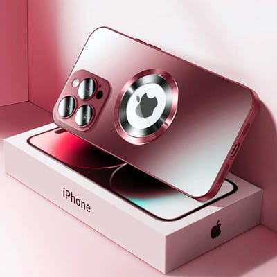 Coque magnétique mate de luxe pour iPhone 16 Pro Max, compatible avec Magsafe, protection de l'appareil photo, antichoc, chargement sans fil For iPhone 16 Pro