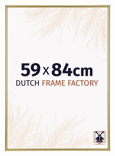 Fotolijst 59x84 cm - Kunststof - Goud - Angers