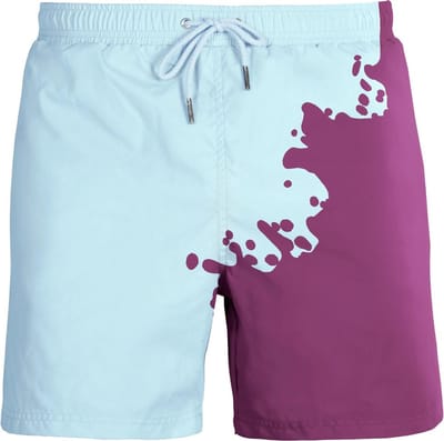 SEA'SONS - Zwembroek Jongens - Kleurveranderend - Sneldrogend - Paars - Maat 122/128 (SEASONS - Kleur veranderend)