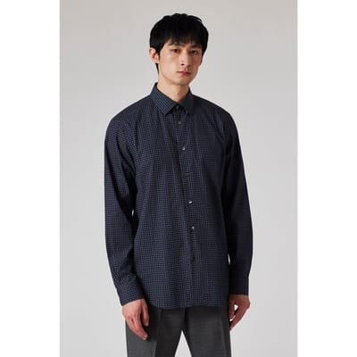 Paul Smith Mens S/c Tailored Fit Shirt Very Dark Navy Größe: 15 | Business hemden Outlet | Herren | Blau