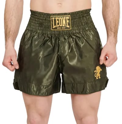 Leone1947 Basic 2 Thaiboksbroekjes Groen S Man