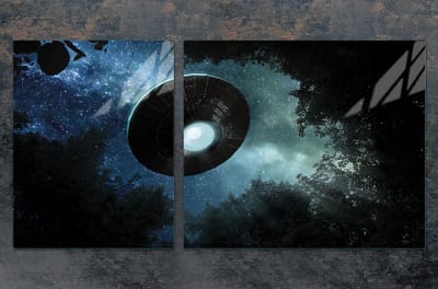 TMK ArtDeko Serie - Snijplank en Beschermplaat - 100x52 cm - Ufo Ontwerp