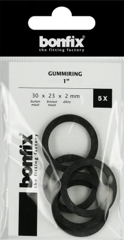 BONFIX Gummiring 1" (30 x 23 x 2 mm) 5 stuks