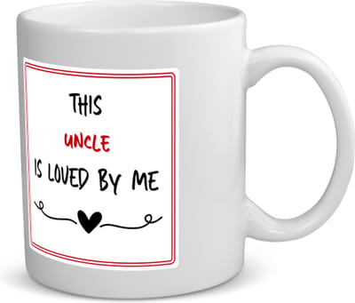 Akyol - this uncle is loved by me koffiemok - theemok - Oom - iemand die houdt van zijn oom - verjaardag - cadeautje voor oom - oom artikelen - kado - geschenk - 350 ML inhoud