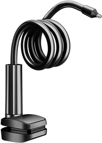 Camerabeugel - Flexibele houder - Thuisbeveiliging - Geen boren vereist - 25 x 15 x 5 cm - Zwart