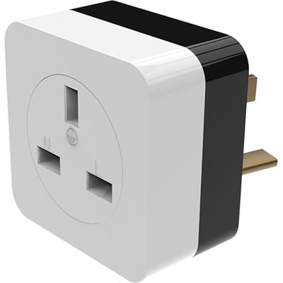 Prise murale pour climatiseur WiFi 16A, compatible avec la télécommande IR UK Plug blanc