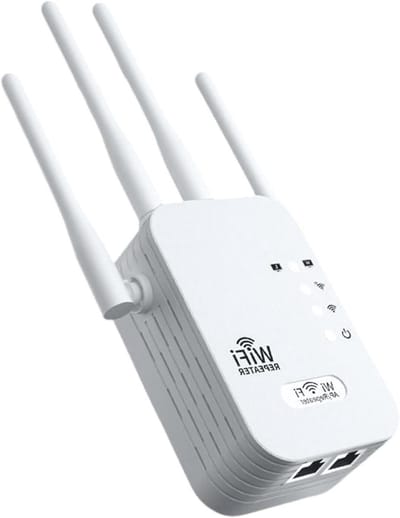 Wifi Versterker - Signaal Booster - Internet Uitbreiding - Dual Band 1200 Mbps - 18 x 5.5 x 3.3 cm