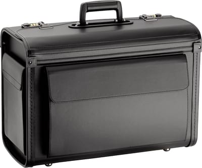 D & N Business Pilotenkoffer / Attachékoffer 2809 - 18,4" - Zwart