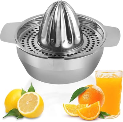 Multifunctionele Citruspers voor Thuisgebruik - Sapcentrifuge voor Citroenen, Sinaasappelen en Limoenen