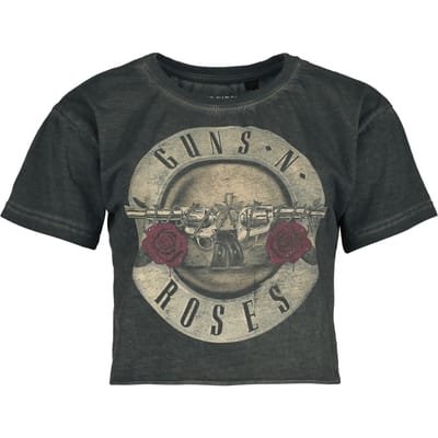 Guns N' Roses Paradise City Skull Dames T-shirt - grijs - L