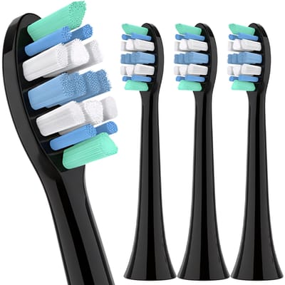 4 8 12 20-pack vervangende opzetborstels, compatibel met Philips Sonicare Click-on elektrische tandenborstel, opzetborstels
