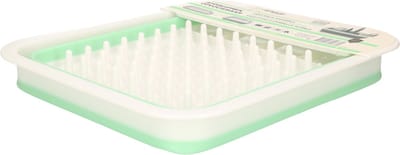 Afdruiprek groen - opvouwbaar - 37 x 30 x 11 cm - Afwassen/drogen - Afdruiprekken/afwasrekken