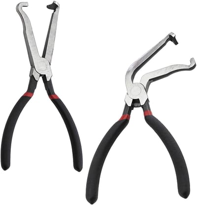 Dailygoods - Elektrische Connector Pliers - Multifunctionele Tangenset - Robuust en gebruiksvriendelijk - Zwart - Voor brandstofleidingen - Geschikt v...