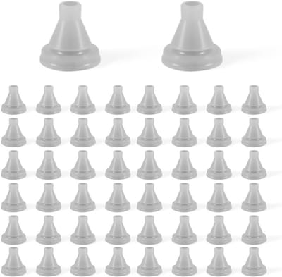 Dailygoods- Douchekop Vervangingsset 50 Stuks - Silicone Sproeiers - Geschikt voor 4 mm Gat - Hittebestendig - Flexibel - Duurzaam - Douchekoppen