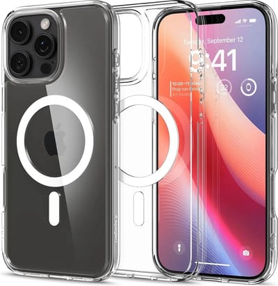 Spigen Geschikt voor Apple iPhone 16 Pro Max - Ultra Hybrid - Geschikt voor Mag - Back Cover Hoesje - Wit