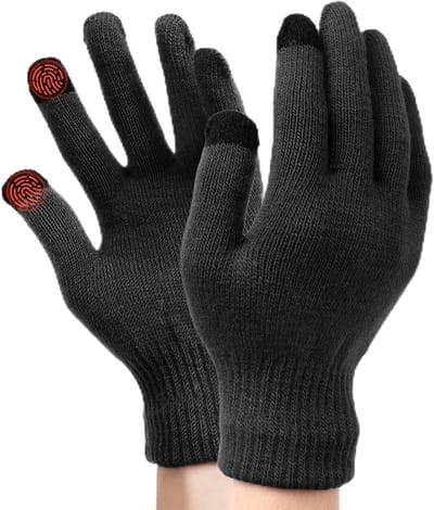 Winterhandschoenen voor Mannen en Vrouwen, Touchscreen Handschoenen, Flexibele Vingerhandschoenen voor Koude Dagen en Activiteiten