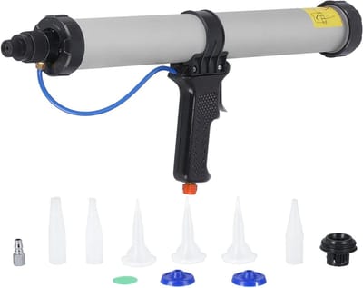 Luchtkitpistool voor kitwerkzaamheden in huis en industrie - Lichtgewicht en professioneel - Draadloos met 600 ml capaciteit