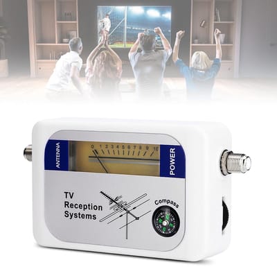 Allecto - Digitale TV Antenne - Signaalmeter met Backlight - Meet en optimaliseer signaalsterkte - Handzaam formaat - Geschikt voor alle TV's - Een...