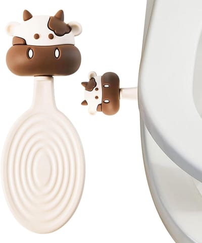 Toiletdekselopener Cartoon - Toiletdeksellifter Hulpmiddel - Hygiënisch Gebruik - Zelfklevend Ontwerp - Compact Formaat - Lifter