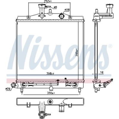 Radiator NISSENS 66771