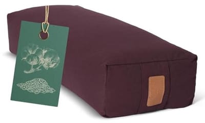 Ergonomische Yoga Bolster - Meditatiekussen met Biologische Speltvulling - 67 cm x 13 cm - Diverse Kleuren