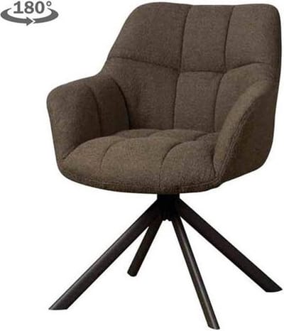 Tower Living Eetkamerstoel Alba Alpine Bruin