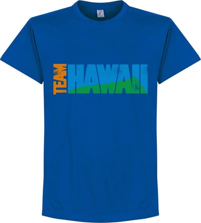 Team Hawaii T-Shirt - Blauw - S