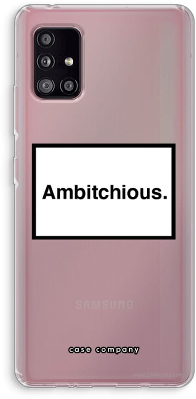 Case Company® - Hoesje geschikt voor Samsung Galaxy A51 5G hoesje - Ambitchious - Soft Cover Telefoonhoesje - Bescherming aan alle Kanten en Schermrand