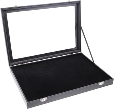 Sieraden Organizer - Opbergbakjes - Sieraden opbergen - Met deksels - 35.5 cm - Zwart