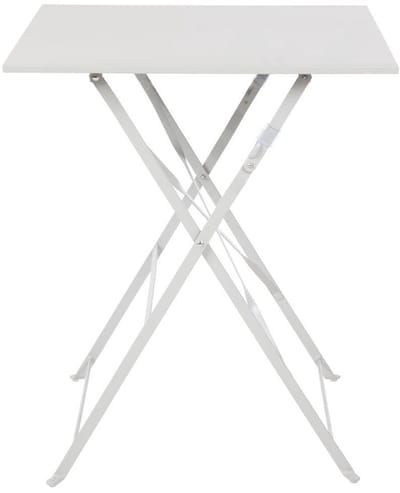 Stalen Tafel - Tafelblad Onderstel - Restaurant Gebruik - Poedercoating UV Bescherming - 710x600x600mm - Grijs