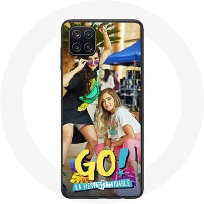 Samsung Galaxy A12 hoesje Achtervolg je dromen Mía Cáceres en Zoe Caletián