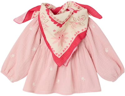 Vertbaudet Babyset blouse en sjaal