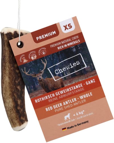 Chewies Edelherten Gewei Stang XS - 50 gr