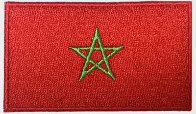 Patchy® – Marokkaanse Vlag Strijk Embleem Patch 6.5 x 4 cm