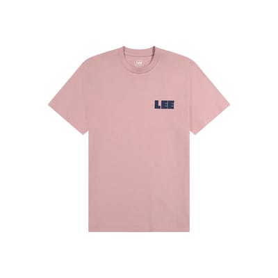 Lee Graphic Relaxed Fit T-shirt Met Korte Mouwen Roze L Man