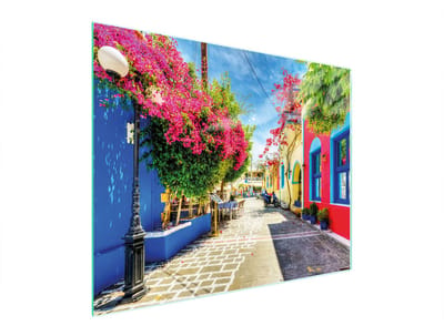 TMK ArtDeko - Glazen Snijplank - 52x40 cm - Veelkleurig - Antislip