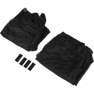 Baby Auto Achterruit Scherm Zonnescherm Cover Ademend Gaas UV Bescherming Muggen Insecten Net Privacy black