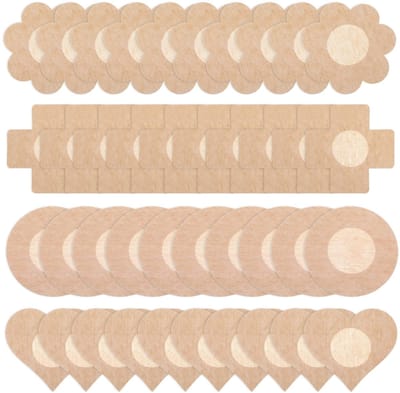 Dailygoods - Dailygoody - Wegwerpbare Borstbedekkingen - Onzichtbare Tepelstickers - Zelfklevend - Diverse Stijlen - Voor Vrouwen - Perfect voor Valentijnsdag