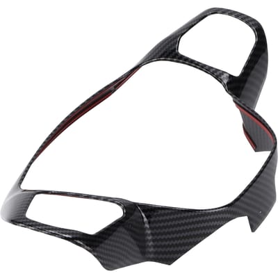 Cadre de Garniture de Volant Couvercle de Remplacement Style Fibre de Carbone pour Ford Focus 2019 2021