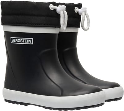 Bergstein Classic Thermo Unisex Junior Regenlaarzen - Black